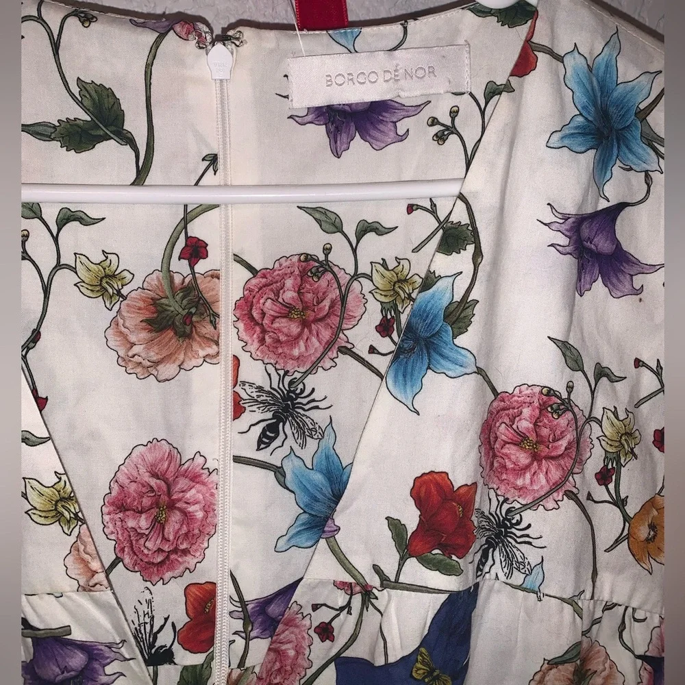 Borgo De Nor Floral Print Long Dress size 14 - Picture 4 of 17